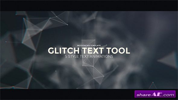 Videohive Glitch Text Tool