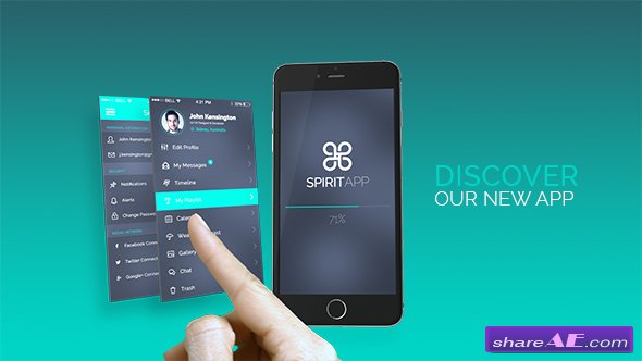 Videohive Spirit App Presentation Kit