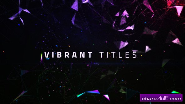 Videohive Vibrant Titles
