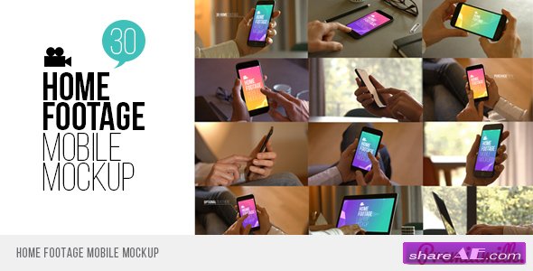 Videohive Home Footage Mobile Mockup