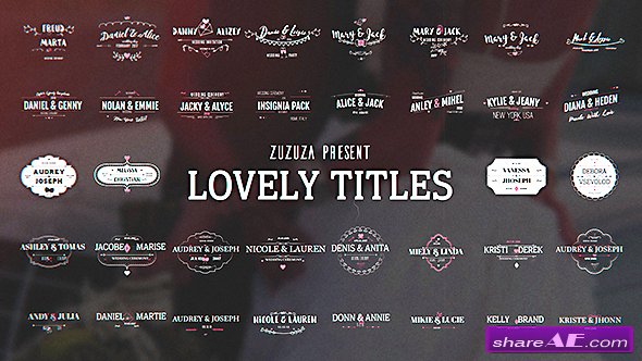 Videohive Lovely Titles