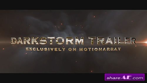 Darkstorm Trailer - After Effects Template (Motion Array)