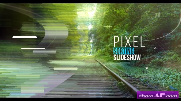 Videohive Inspire Pixel Sorting Slideshow