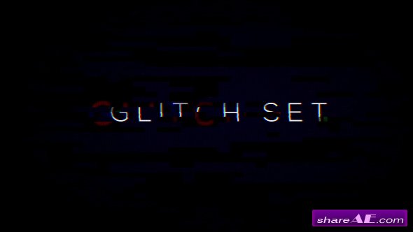 Videohive Glitch Set