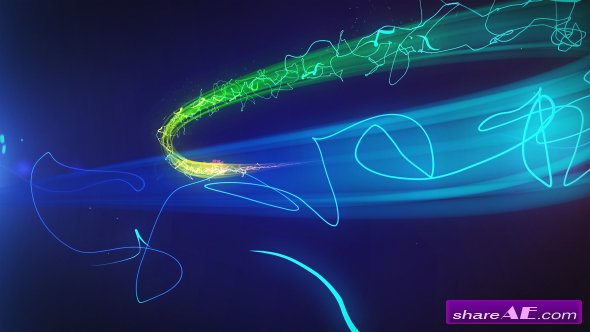 Videohive Colorful Particle Logo Reveal