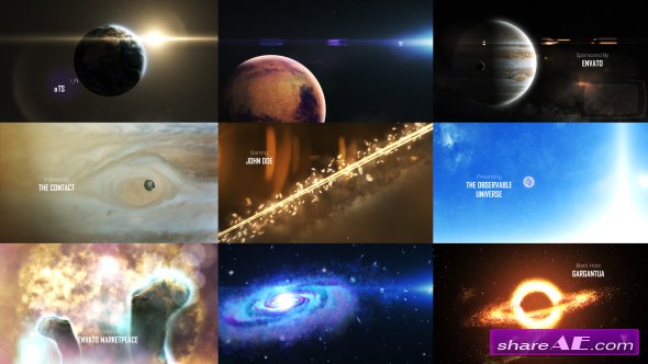 Videohive Solar System 3 ( The Observable Universe ) 8K