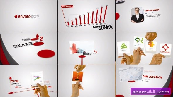 Videohive Corporate Profile With Hand Gestures