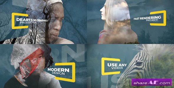 Videohive Parallax Double Exposure