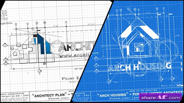 Architectural Sketch Logo Reveal Animation For Hive Logo With