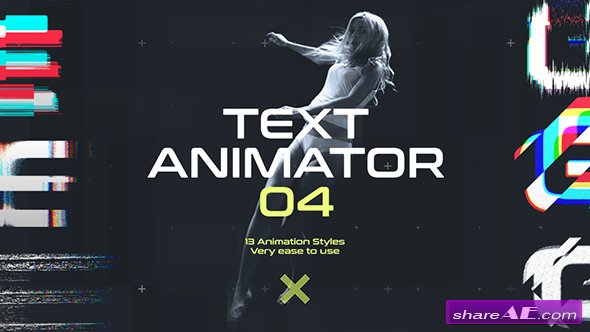 FREE) GE GLITCH TEXT MAKER (VIDEOHIVE PROJECT) - FREE DOWNLOAD