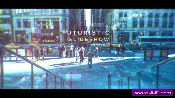 Videohive Futuristic Slideshow
