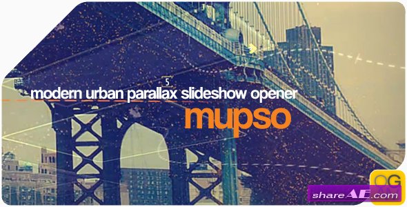 Videohive Modern Urban Parallax Slideshow Opener