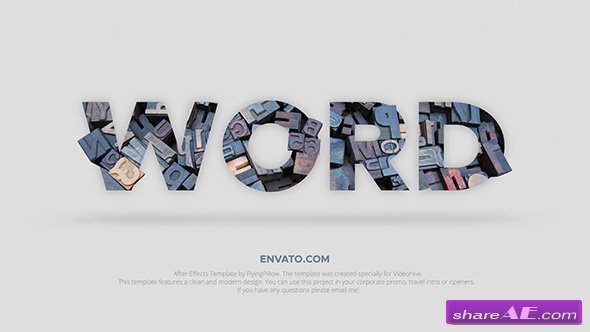 Videohive Word - Professional Typography Toolkit
