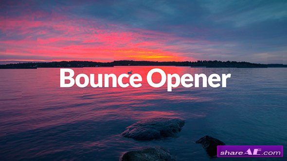 Videohive Bounce | Dynamic Opener