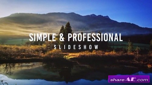 Simple Professional Slideshow - After Effects Template (Motion Array)