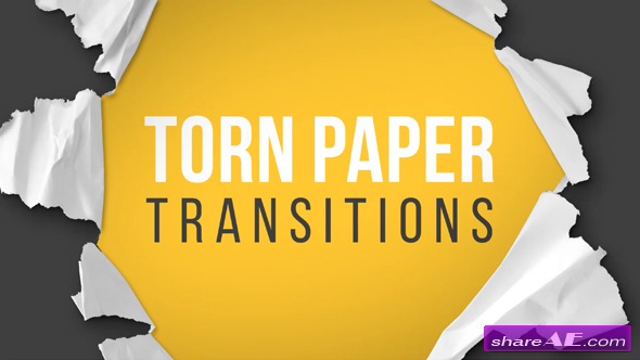 paper tear transition after effects free download