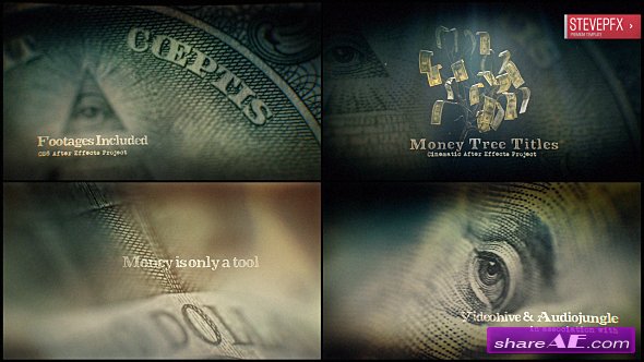 after effects money template free download