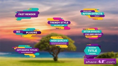 Optimistic Titles - After Effects Template (Motion Array)