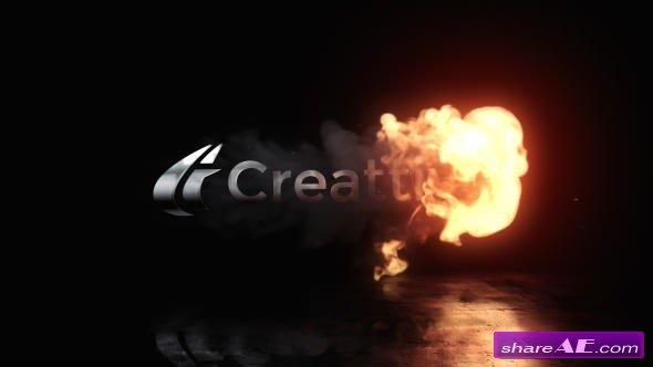 Videohive Fire Reveal Logo
