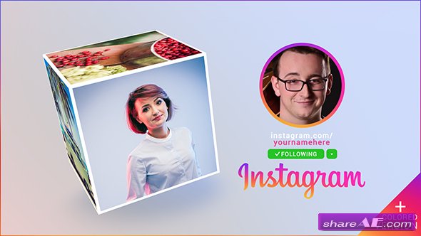 Videohive Instagram Promo Cube Gallery