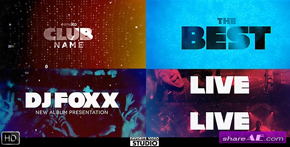 Videohive Favorite Music Typography