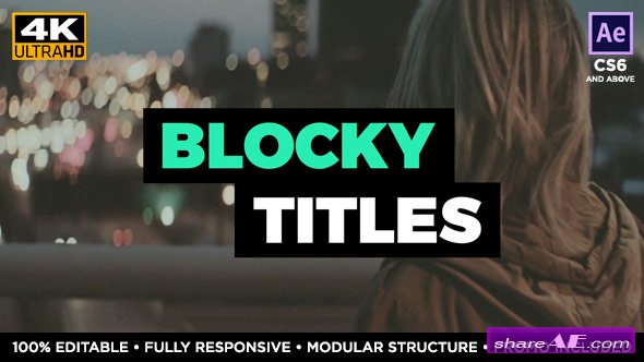 Videohive Text Block Titles