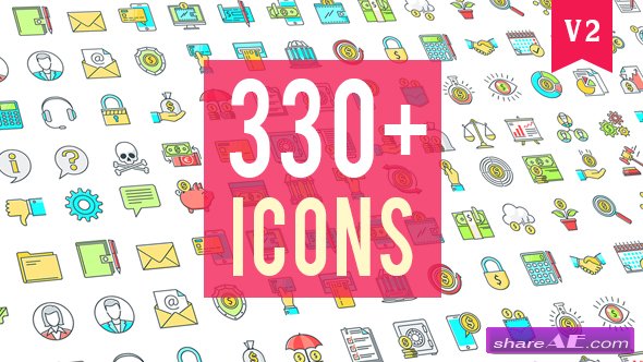 animated icons 283 after effects project videohive download