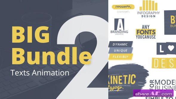 Videohive Texts Animation Bundle Pack 2