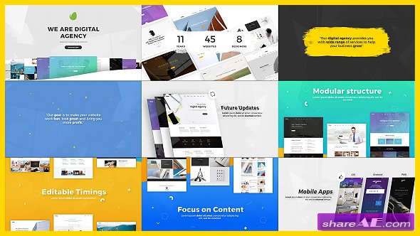 Videohive Digital Agency / Startup / Website Presentation