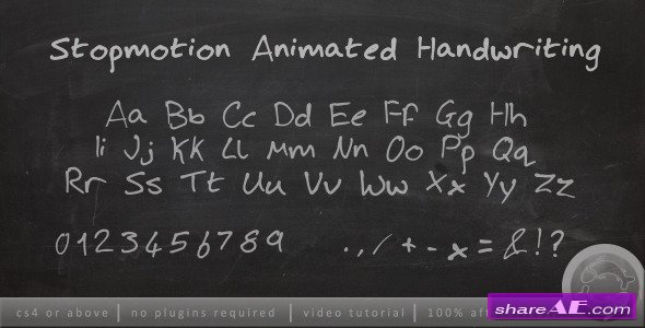Videohive Stopmotion Handwriting