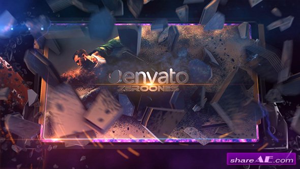 Videohive Exploding image reveal