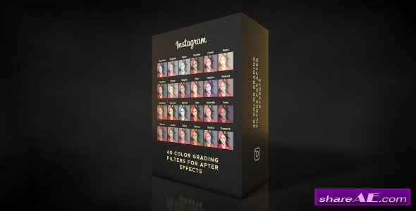 Videohive Instagram Filter | 40 Color Grading Presets