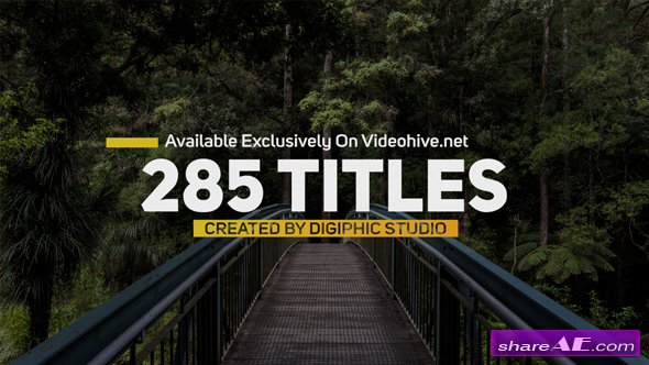 Videohive Titles Animation 20675116