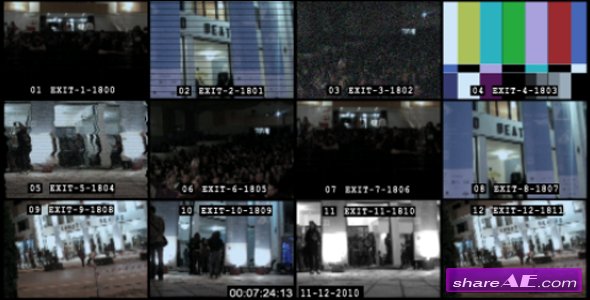 after effect cctv template free download