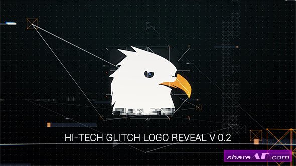 Videohive Hi-Tech Glitch Logo Reveal