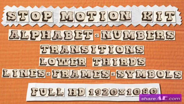 Videohive Stop motion Kit