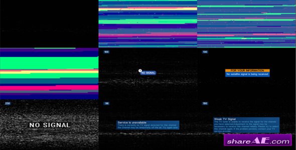 Videohive Ultimate Bad TV Signal Pack