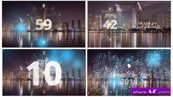 Videohive Silver New Year Countdown 2018