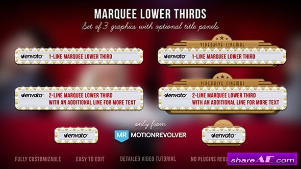 Videohive Marquee Lower Thirds