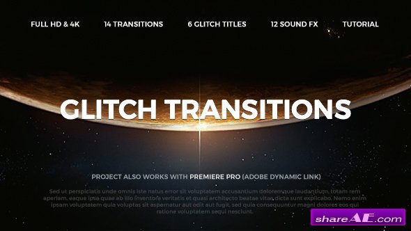 Glitch Effects: Photo, Video and Text Effects, Transitions