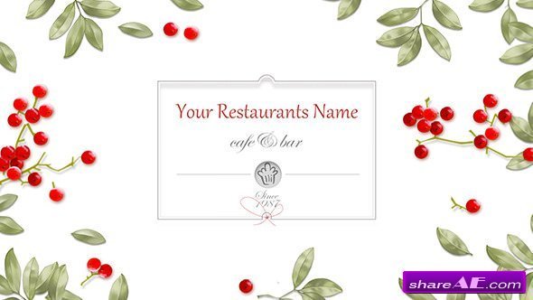 Videohive The Restaurant Promotion