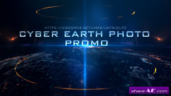 Videohive Cyber Earth Photo Promo