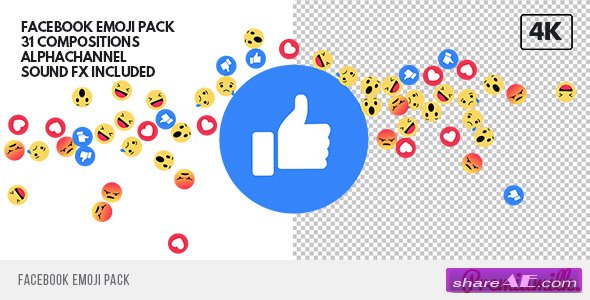 Videohive Facebook Emoji Pack