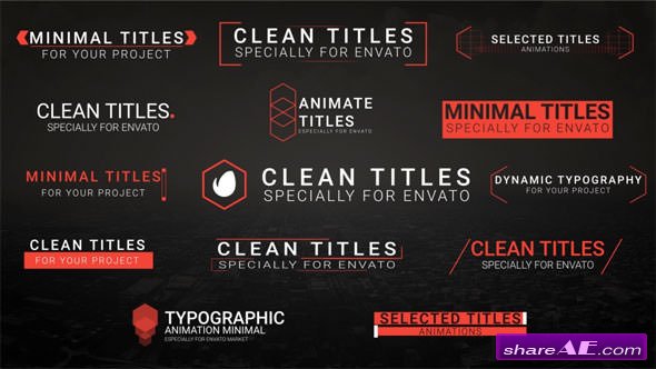 Videohive Clean Titles 20483337