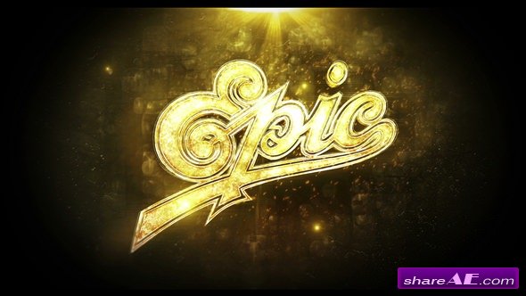 Videohive Gold Epic Logo 20363954