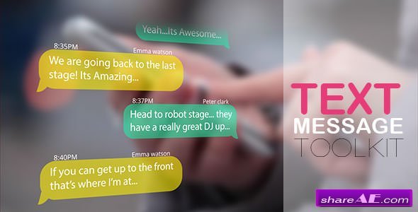 Videohive Text Messages | Text Message Kit