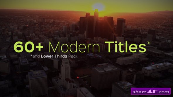 Videohive Modern Titles and Lower Thirds