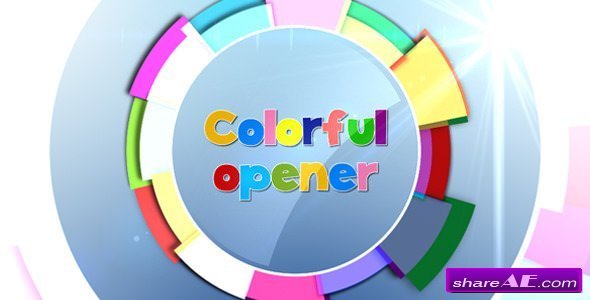 Videohive Kids Colorful Opener