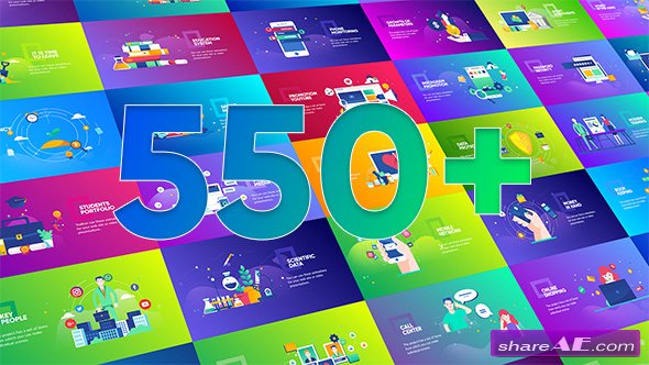 Videohive Flat Design Concepts Package