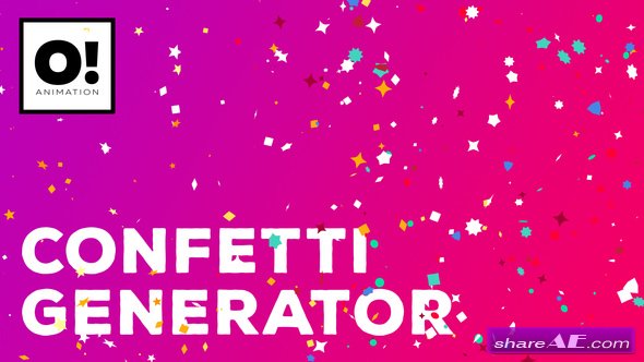 Videohive Confetti Generator